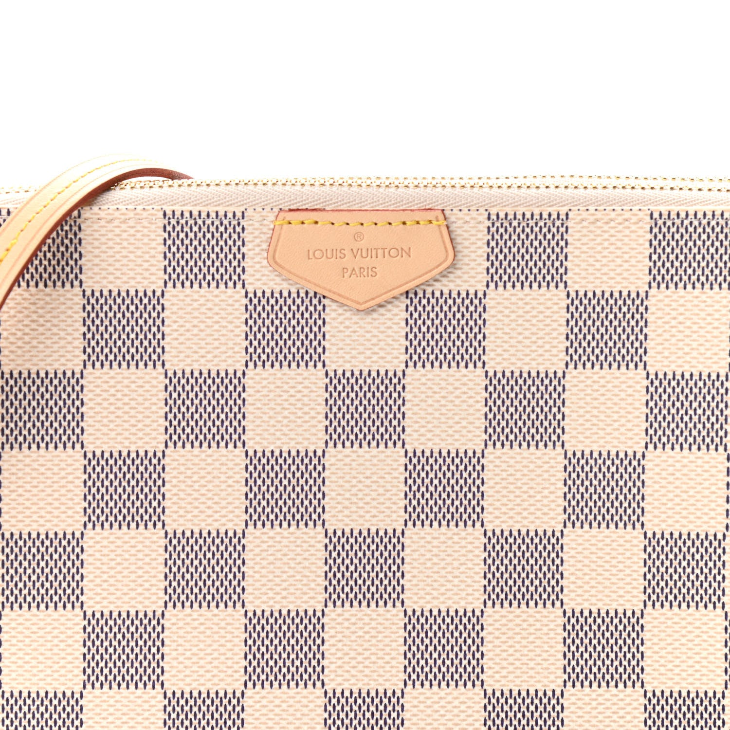 Louis Vuitton Damier Azur Double Zip Pochette 7 of 10