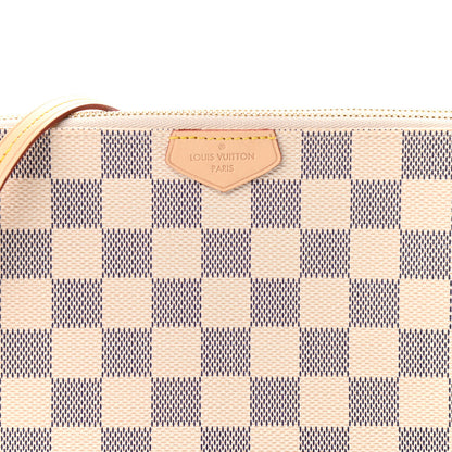 Louis Vuitton Damier Azur Double Zip Pochette 7 of 10