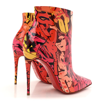 Christian Louboutin Patent Metrograf So Kate Booty 100 Ankle Boots 38 Multicolor 5 of 8