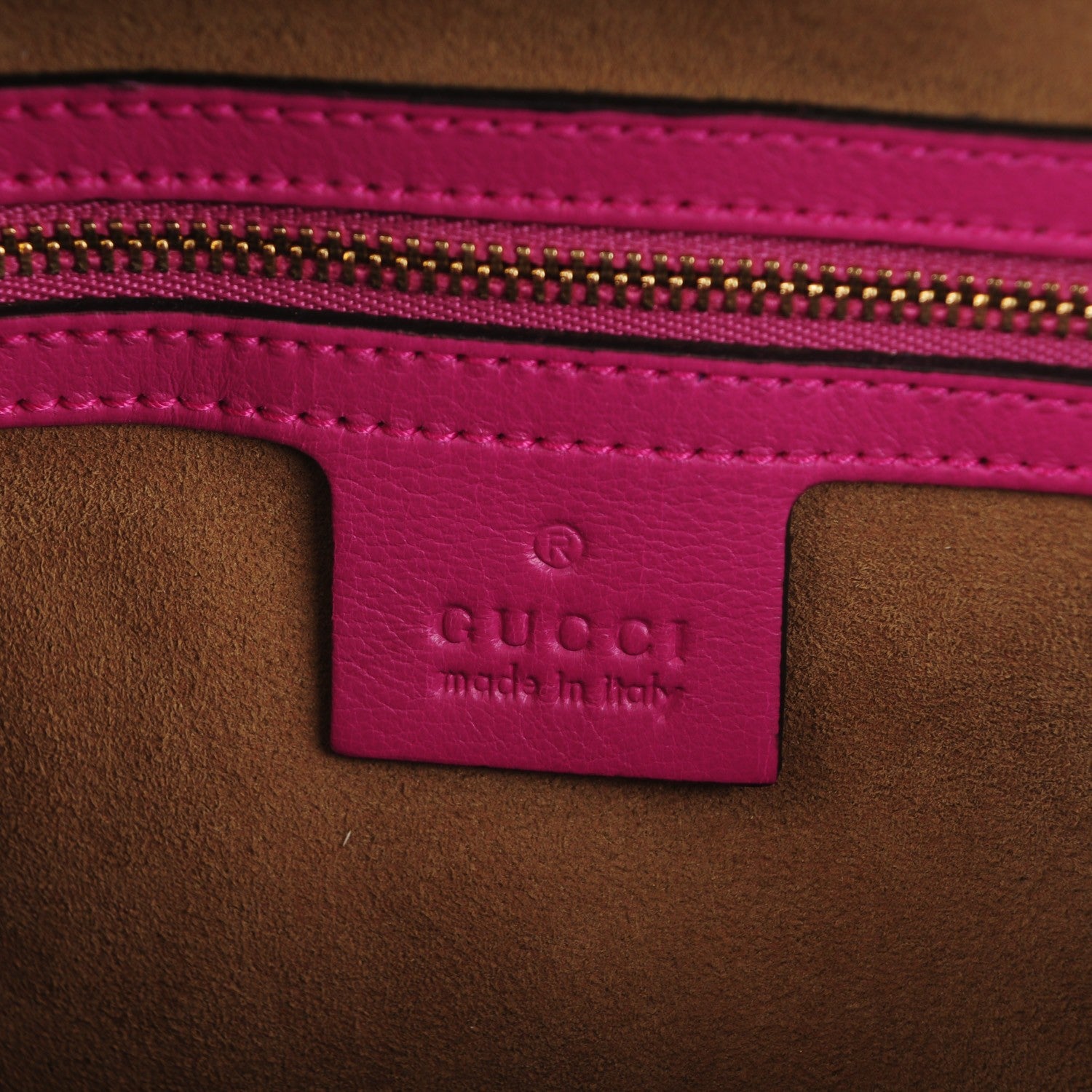 Gucci GG Supreme Monogram Medium Boston Beige Hibiscus Red New Rosette 6 of 7
