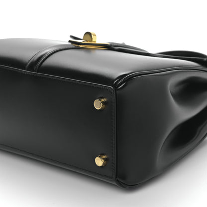 Celine Satinated Calfskin Small 16 Top Handle Bag Black 10 of 10
