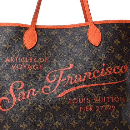 Louis Vuitton Monogram Articles de Voyage Ikat San Francisco LV Cup Neverfull GM Orange 10 of 10