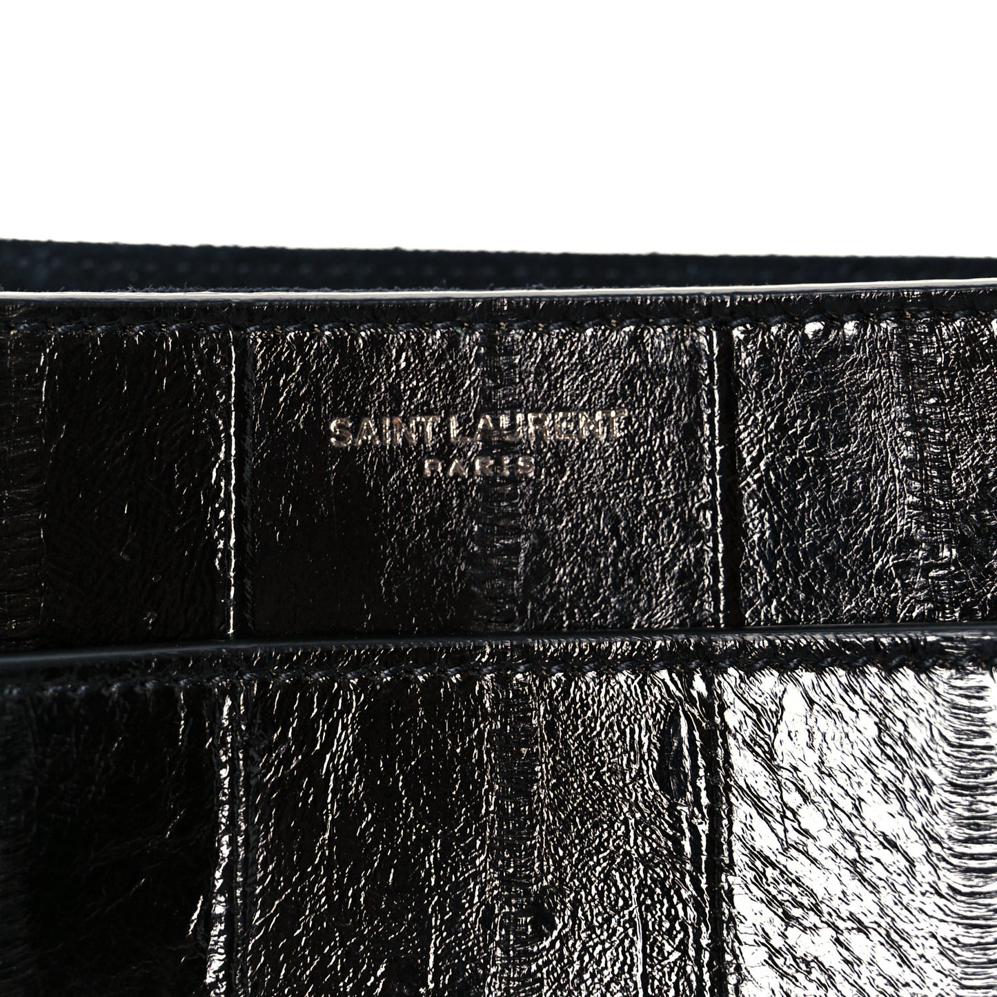 Crinkled Matelasse Betty Messenger Black