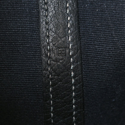 Hermes Toile Buffle Skipper Garden Party 30 TPM Black Bleu Marine 5 of 29