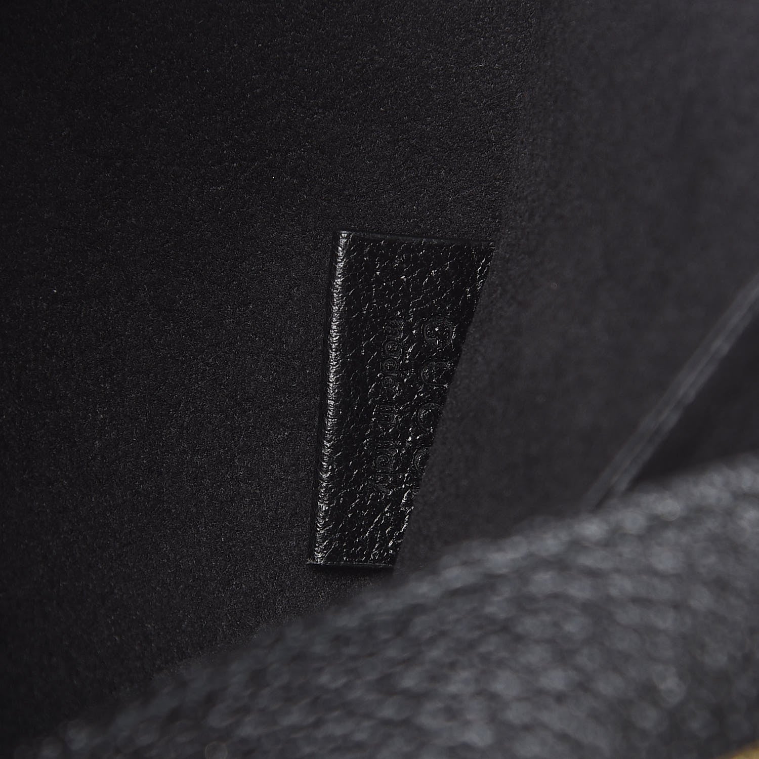 Gucci Grained Calfskin Bee Star Portfolio Black 6 of 7