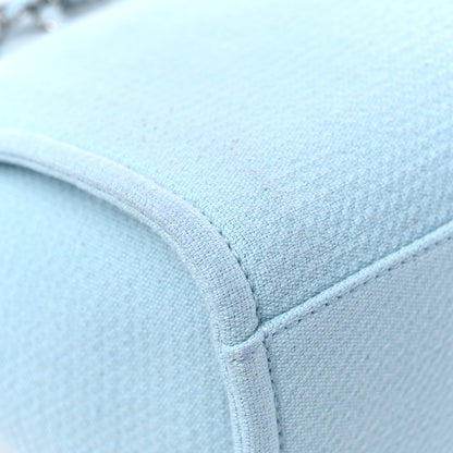 Chanel Mixed Fibers Small Deauville Tote Light Blue 11 of 15
