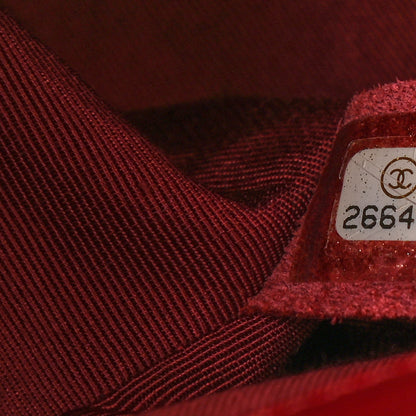 Chanel Calfskin Chevron Quilted Medium Boy Flap Dark Red 7 of 14