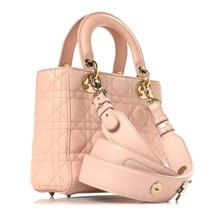 Christian Dior Lambskin Cannage Small Lucky Badges My Lady Dior Light Pink 3 of 12
