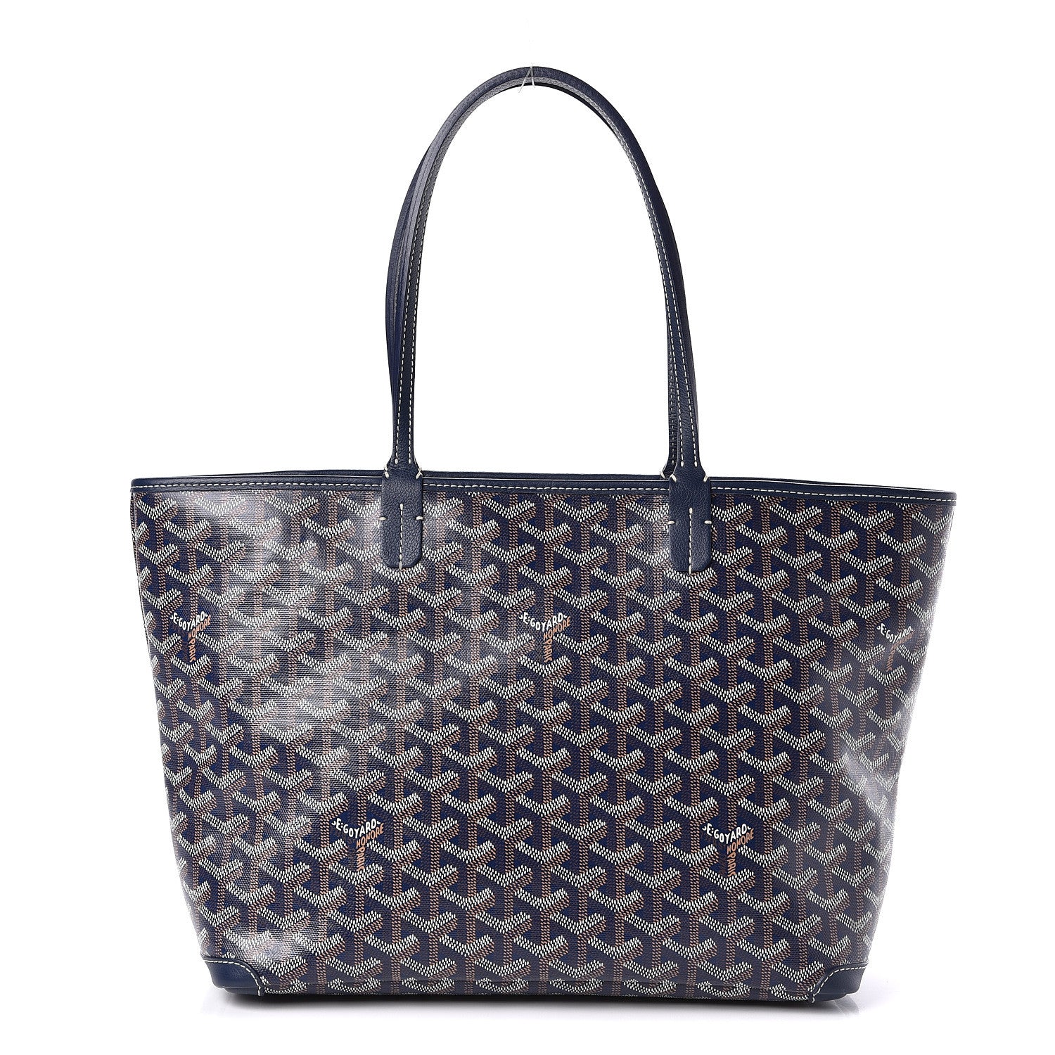 Goyard Goyardine Artois PM Navy 1 of 10