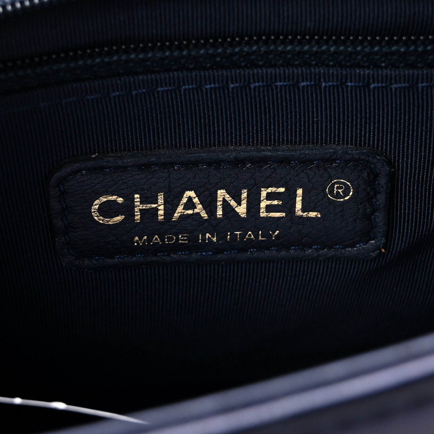 Chanel Lambskin Embossed New Medium Boy Cube Flap Navy 7 of 10