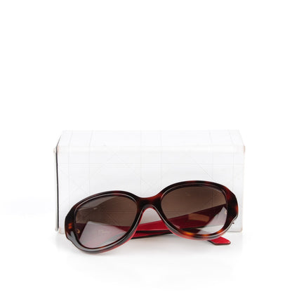 Christian Dior Resin Cannage Lady In Dior 1 Sunglasses Tortoise Red 9 of 9