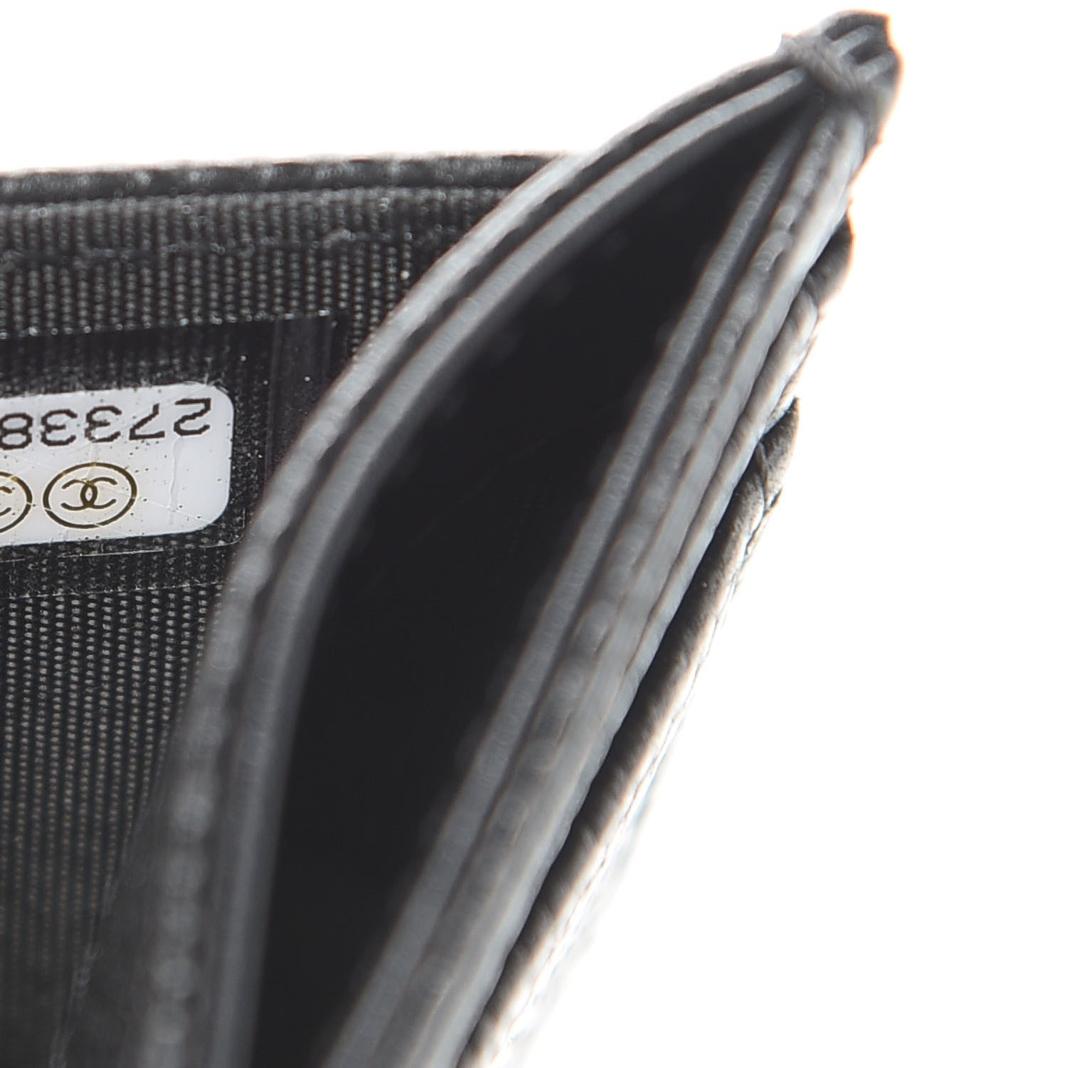 Chanel Caviar Timeless CC Card Holder Black 8 of 9