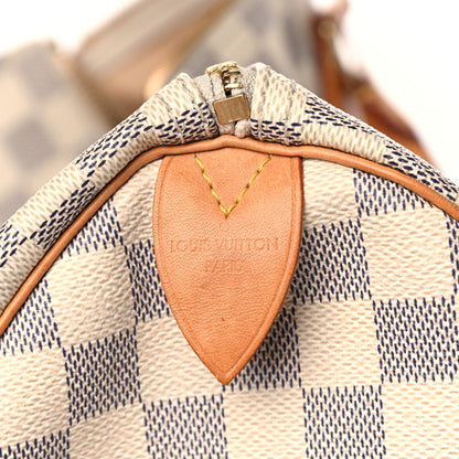 Louis Vuitton Damier Azur Speedy 35 6 of 25