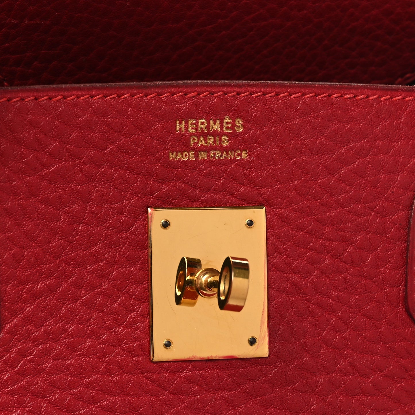 Fjord Birkin 40 Rouge