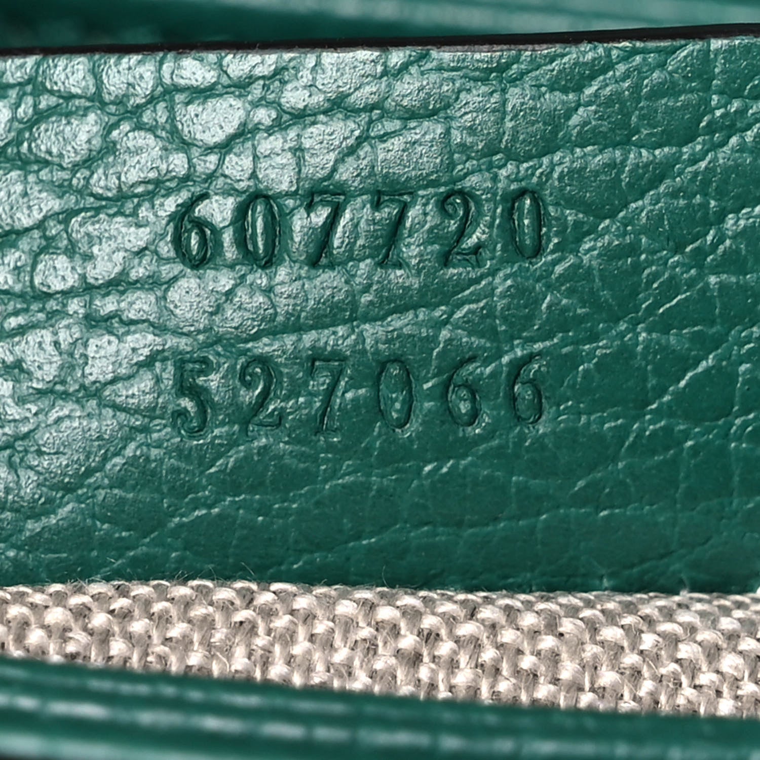 Gucci Dollar Calfskin Interlocking G Crossbody Bag Emerald 6 of 12