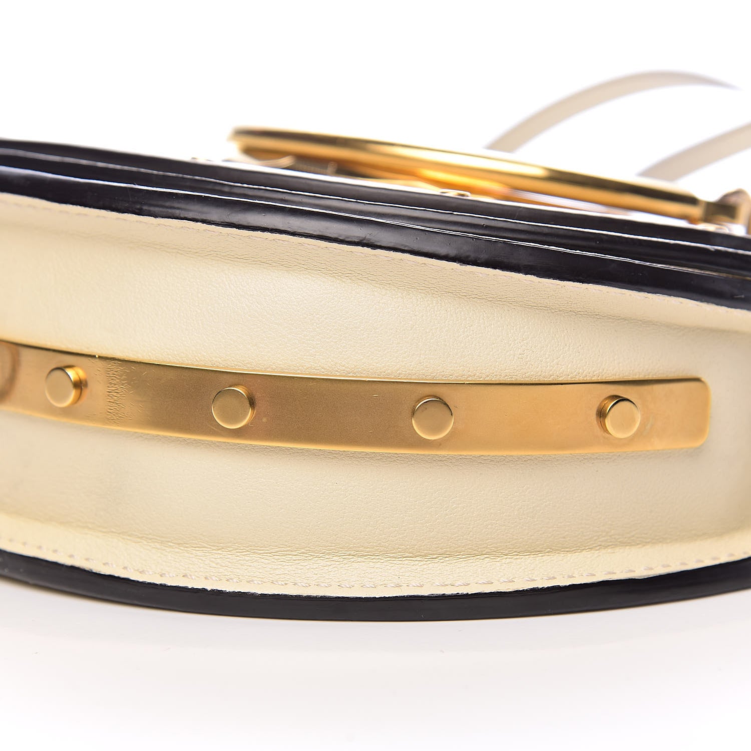 Chloe Calfskin Small Nile Bracelet Minaudiere Bag Off White 10 of 11