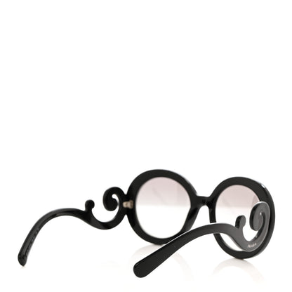 Prada Baroque Sunglasses SPR 27N Black 4 of 8