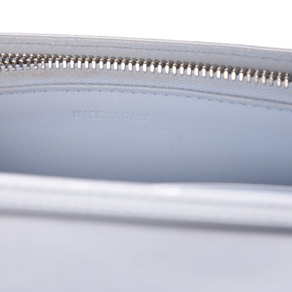 Christian Dior Grained Calfskin Diorama Wallet on Chain Pouch Light Blue 7 of 18