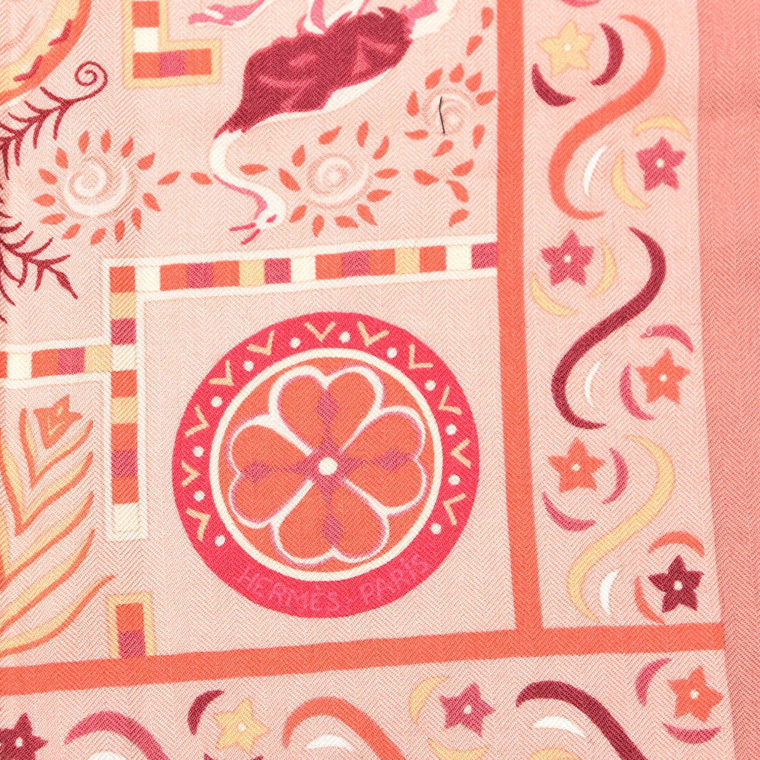 Hermes Cashmere Silk Forces de La Vie Scarf 90 3 of 6