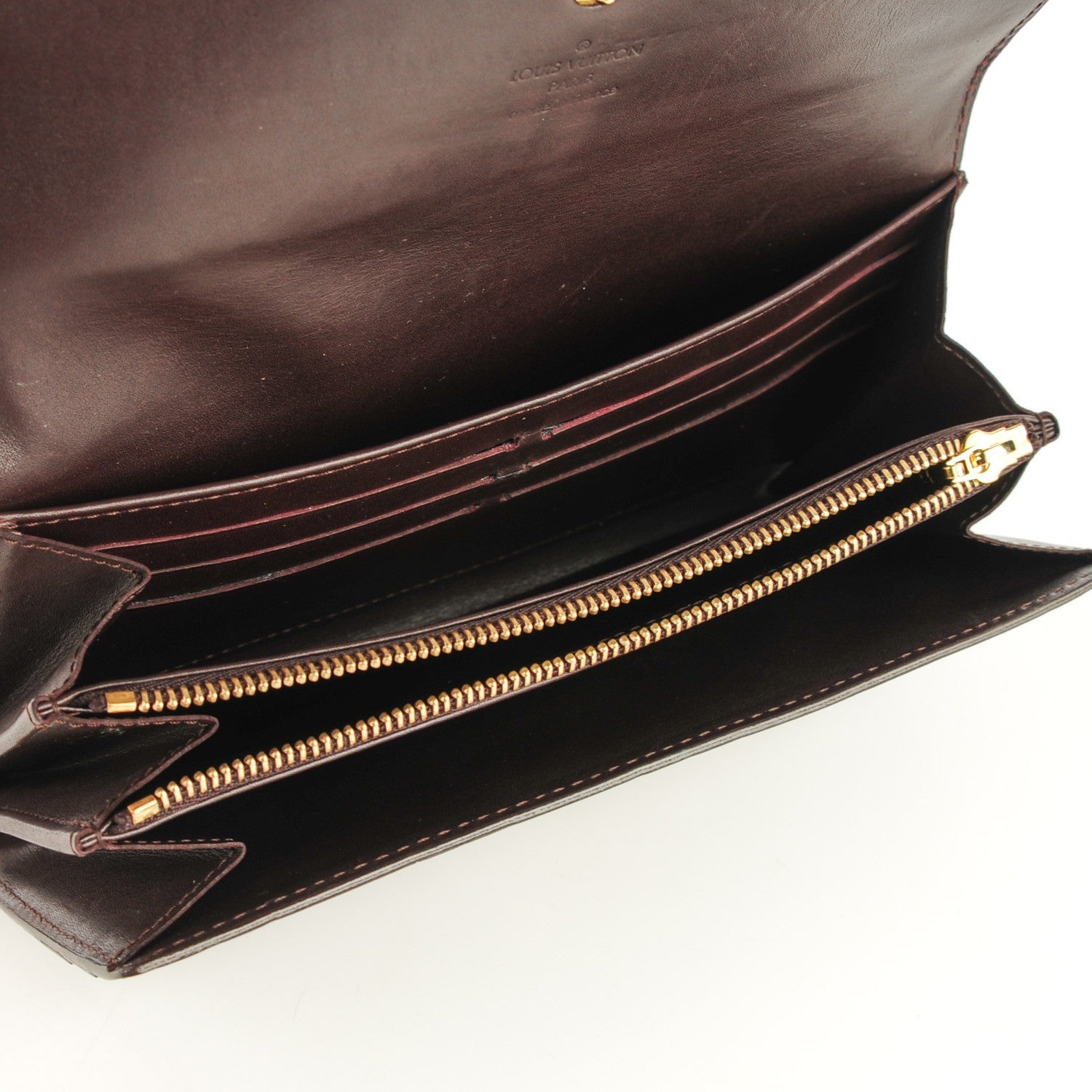 Louis Vuitton Vernis Sarah Wallet Amarante 5 of 7
