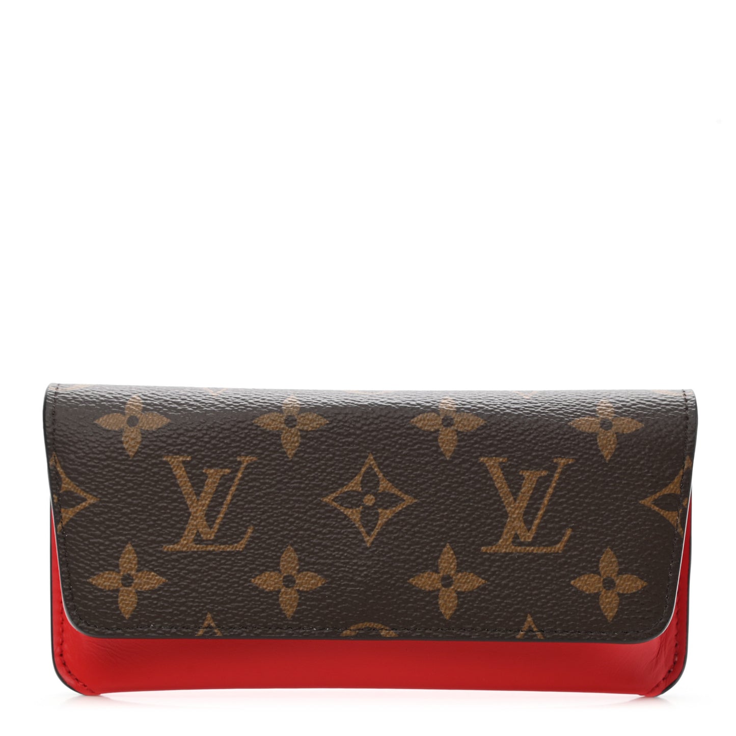 Monogram Woody Glasses Case Rouge