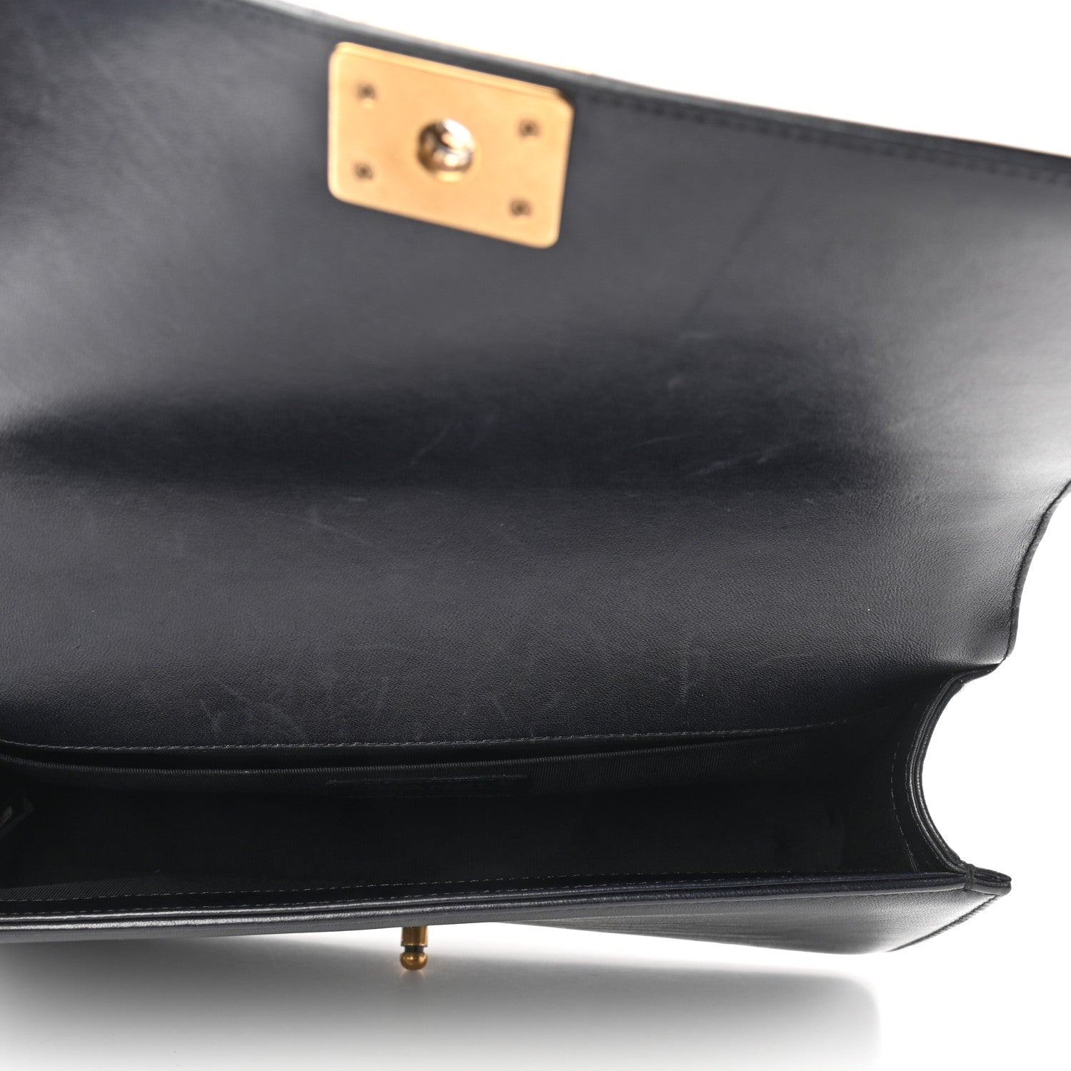 Chanel Lambskin Quilted Boy Flap Clutch Black 5 of 11