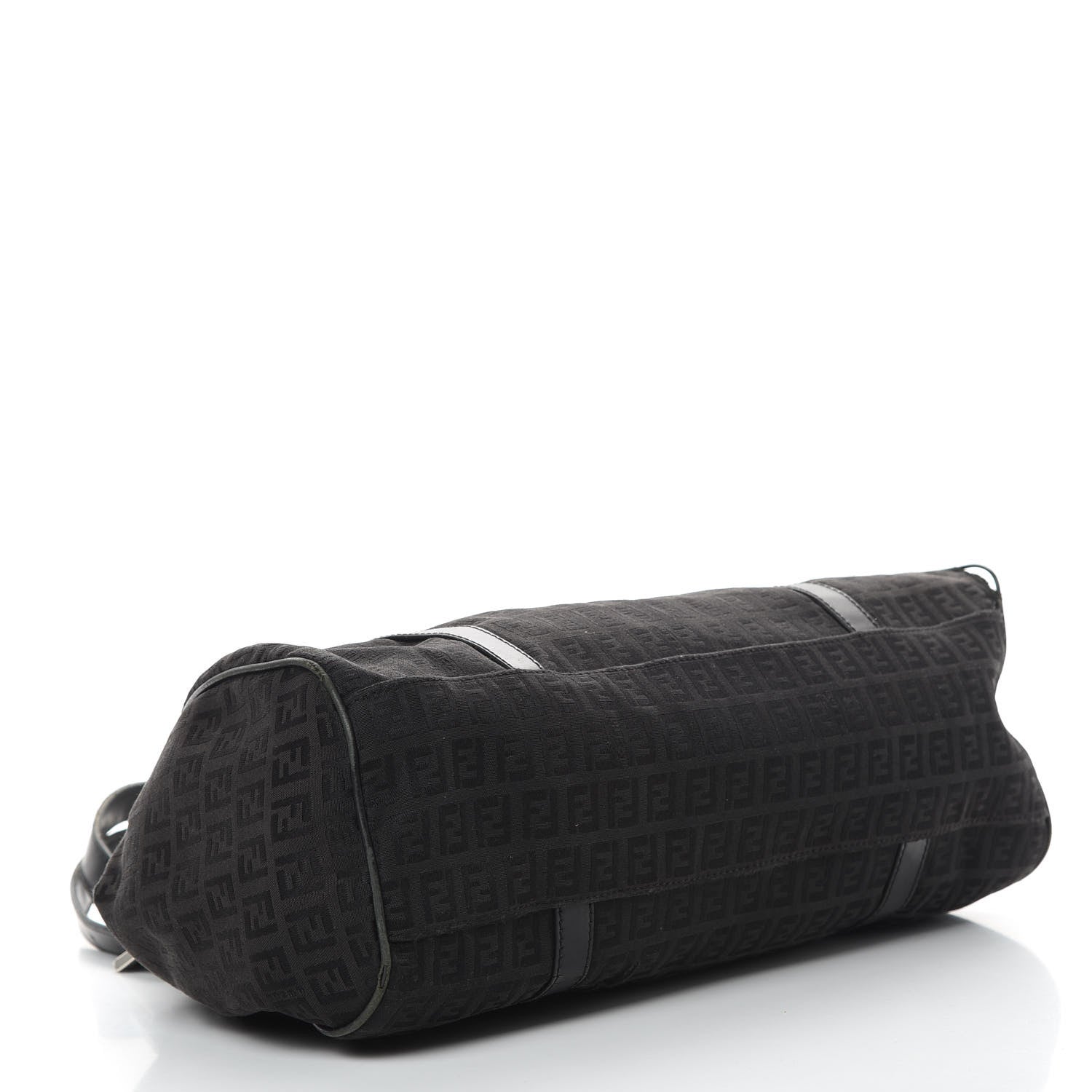 Fendi Zucchino Shoulder Bag Black 4 of 17