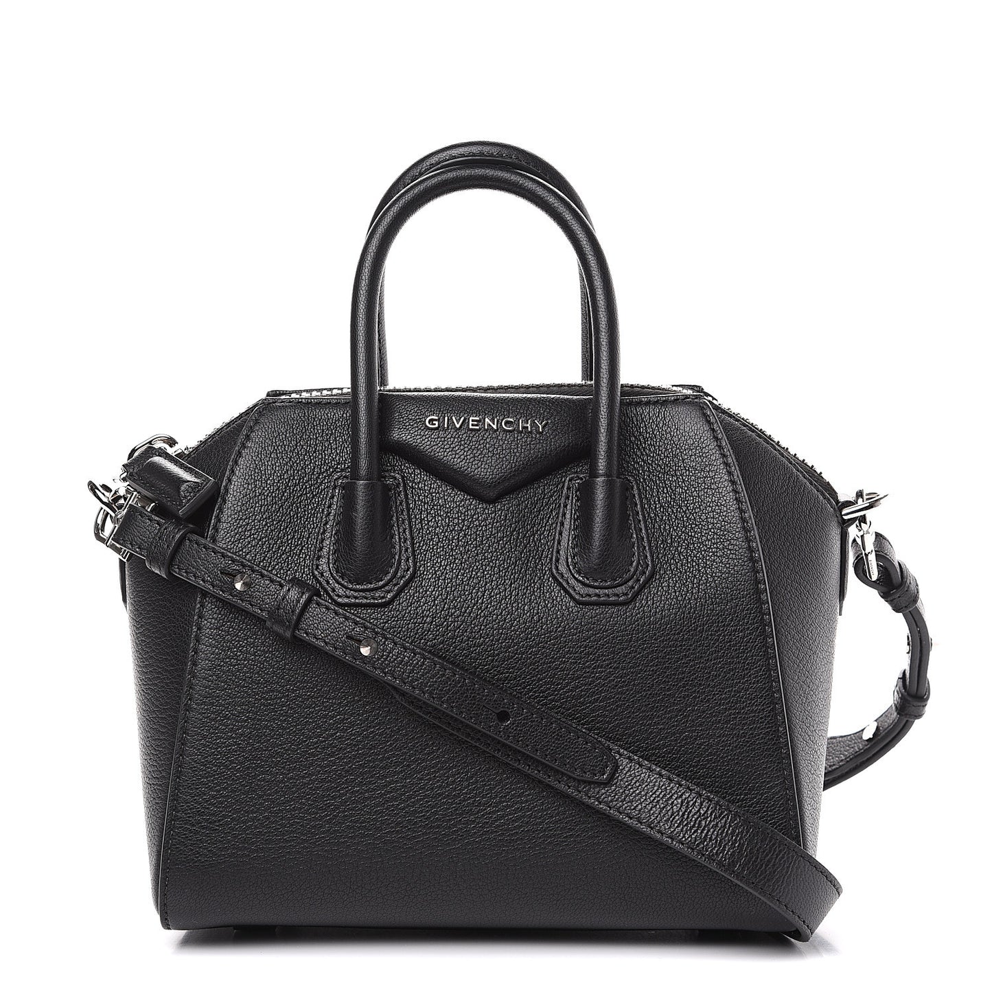 Sugar Goatskin Mini Antigona Black