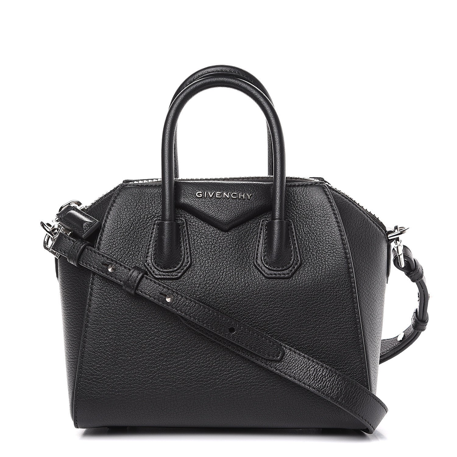 Givenchy Sugar Goatskin Mini Antigona Black 1 of 9