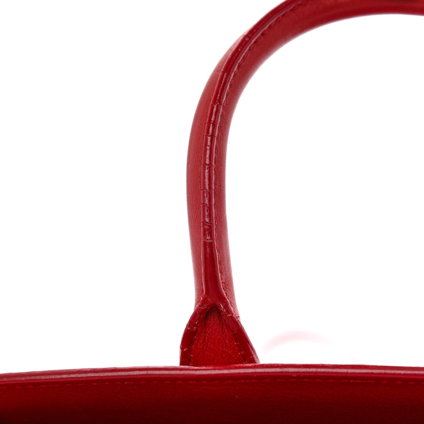 Calfskin Nano Sac De Jour Lipstick Red