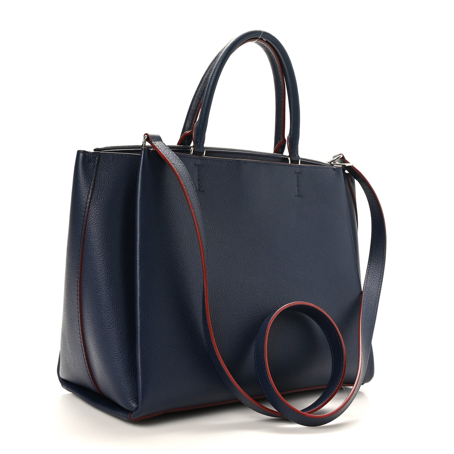 Calfskin Lockmeto Marine Rouge