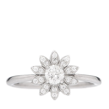 Tiffany Platinum Diamond Enchant Garden Flower Ring 49 4.75 1 of 6