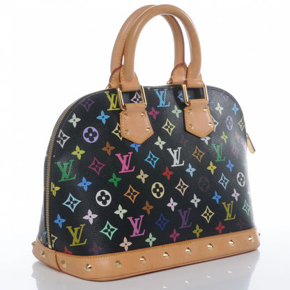 Louis Vuitton Monogram Multicolor Alma Black 3 of 8