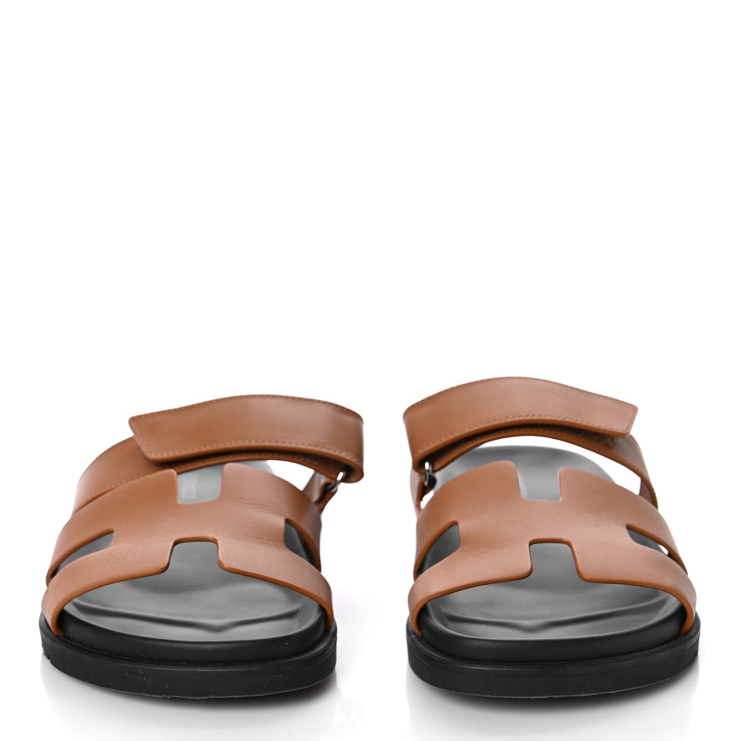 Calfskin Womens Chypre Sandals 38.5 Gold