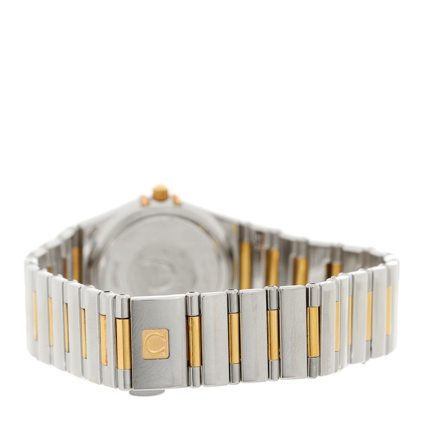 Stainless Steel 18K Yellow Gold Mother of Pearl 25mm Constellation My Choice Quartz Watch 1371.71.00