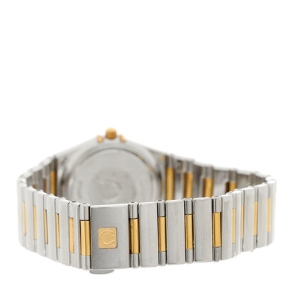 Omega Stainless Steel 18K Yellow Gold Mother of Pearl 25mm Constellation My Choice Quartz Watch 1371.71.00 3 of 4