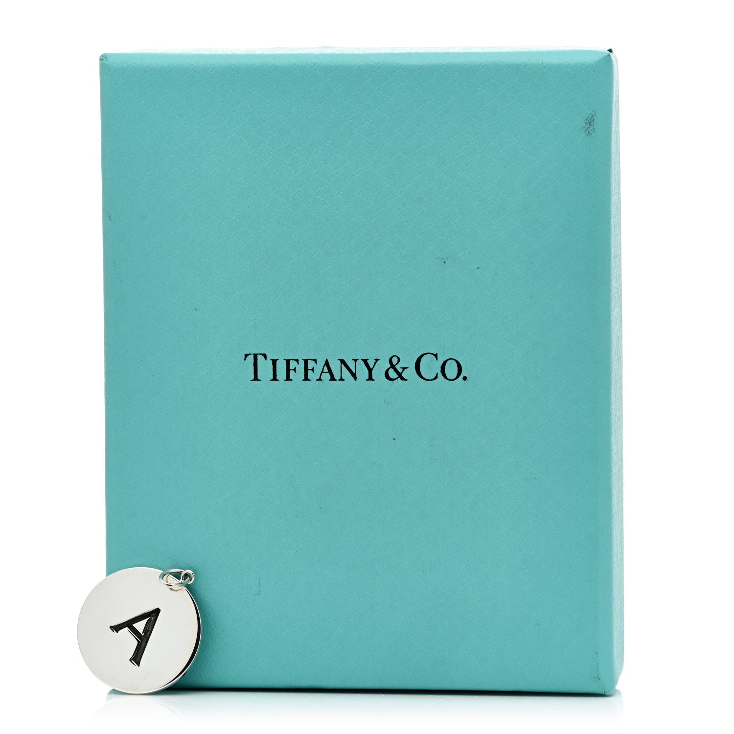 Tiffany Sterling Silver Block Letter A Charm 5 of 5