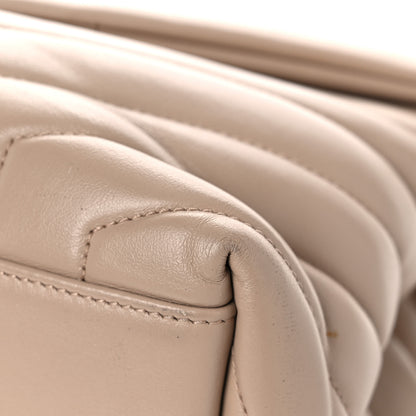 Saint Laurent Calfskin Y Quilted Monogram Medium Loulou Chain Satchel Dark Beige 9 of 15