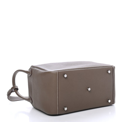 Hermes Taurillon Clemence Lindy 30 Etoupe 3 of 4