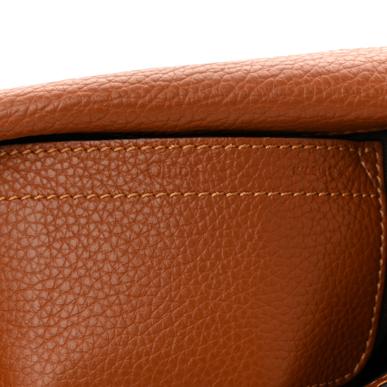 Chloe Grained Calfskin Small Marcie Saddle Bag Tan 6 of 10