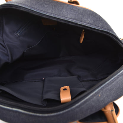 Christian Dior Denim Calfskin Saddle Bowler Blue 5 of 10
