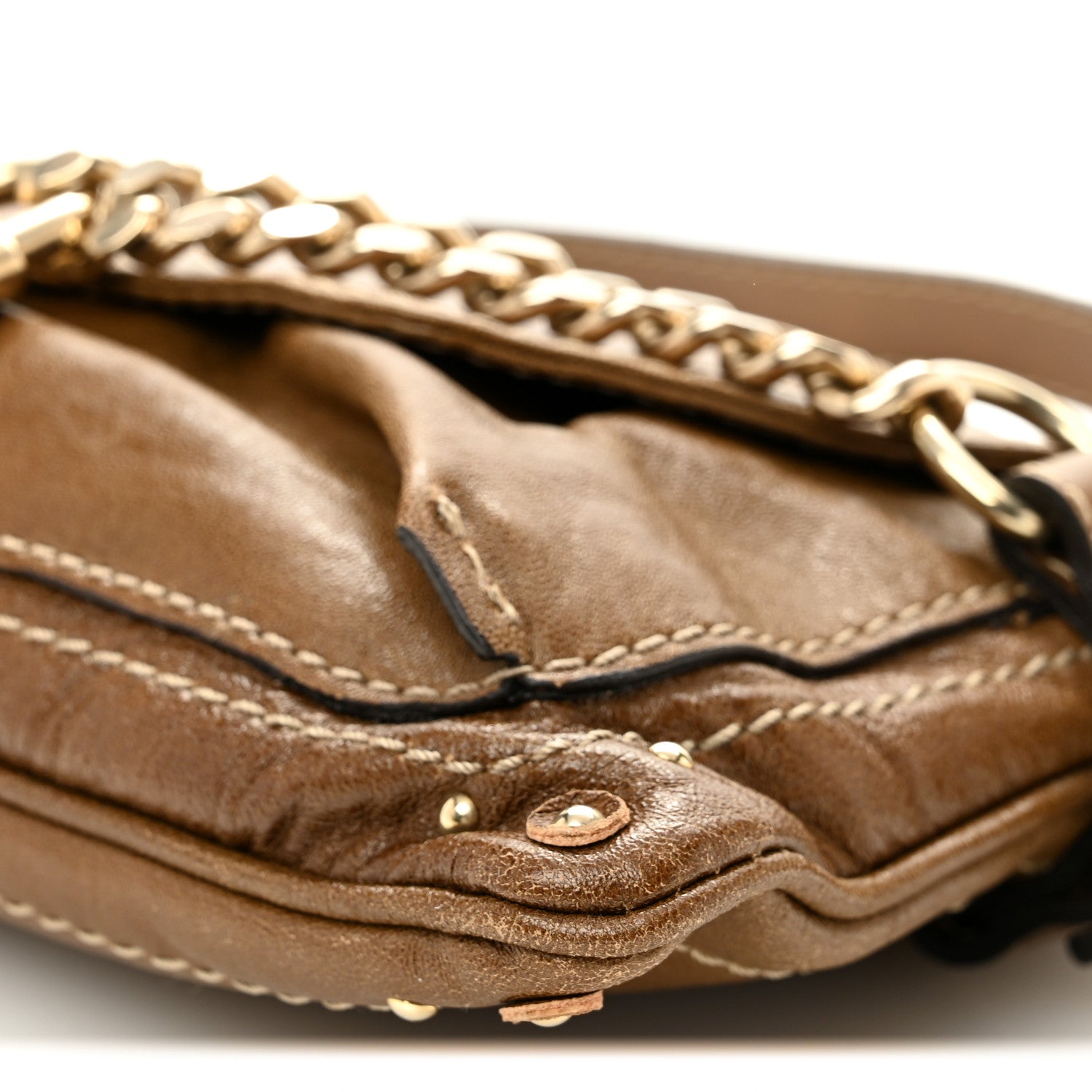 Chloe Lambskin Small Paddington Capsule Satchel Elephant 9 of 9