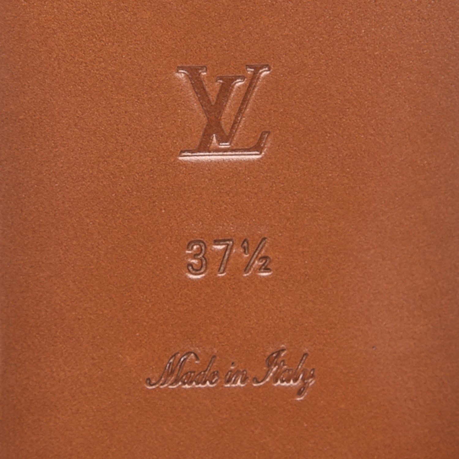 Louis Vuitton Patent Monogram Lock It Flat Mule 37.5 Cacao 6 of 7