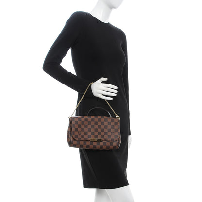 Louis Vuitton Damier Ebene Favorite MM 2 of 8
