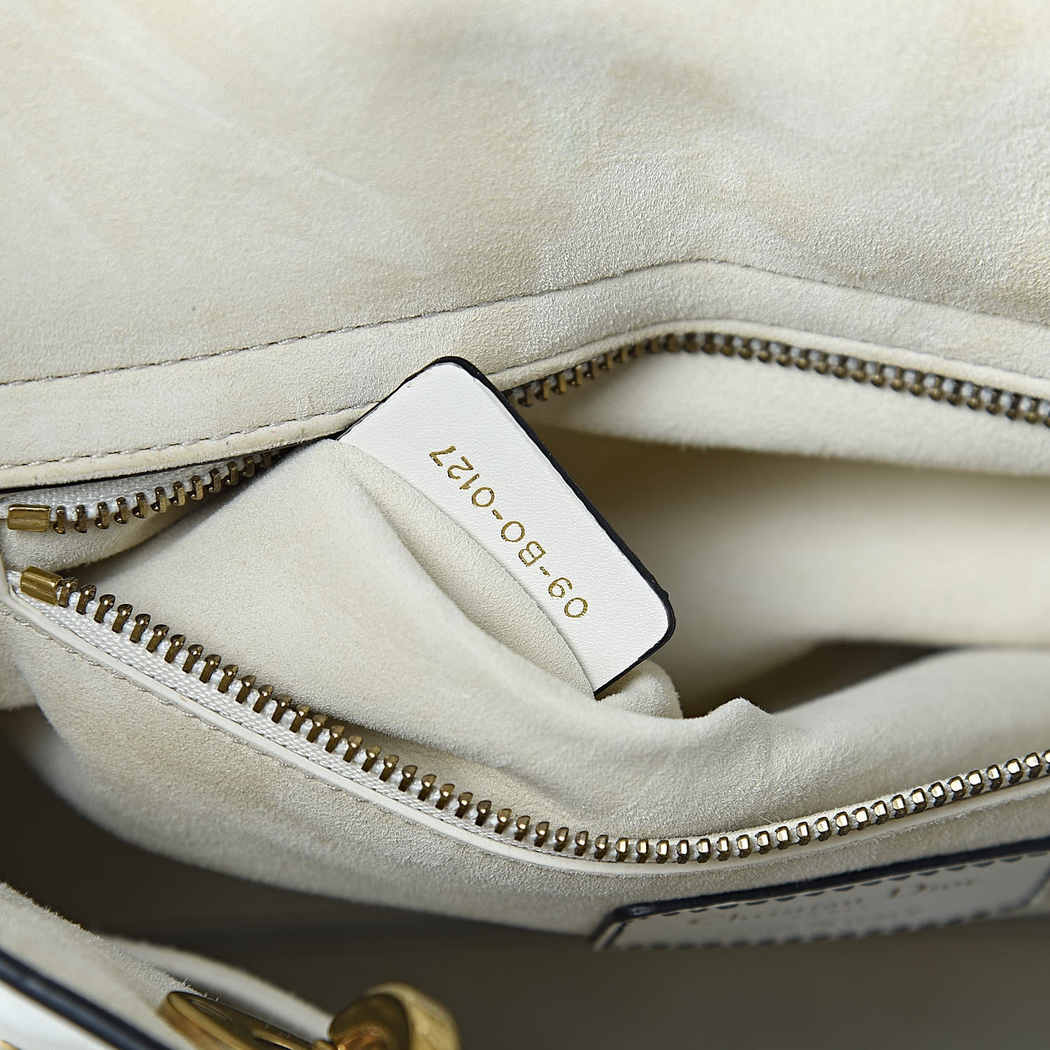 Christian Dior Calfskin Cannage Studded Medium Supple Lady Dior White 7 of 10