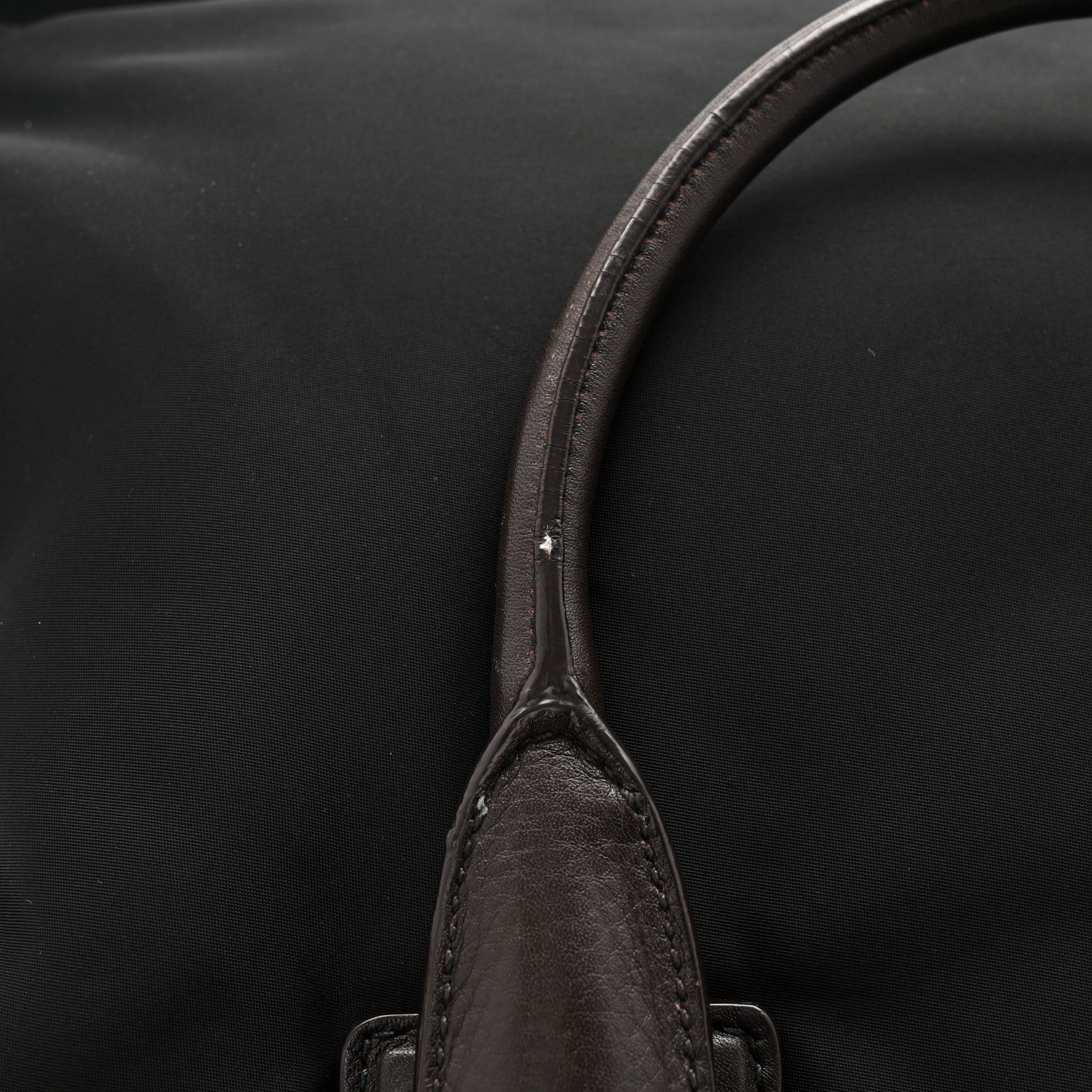 Prada Tessuto Nylon Double Zip Logo Tote Black 11 of 11