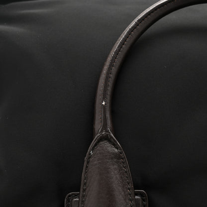 Prada Tessuto Nylon Double Zip Logo Tote Black 11 of 11
