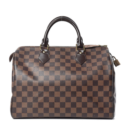 Louis Vuitton Damier Ebene Speedy 30 1 of 9