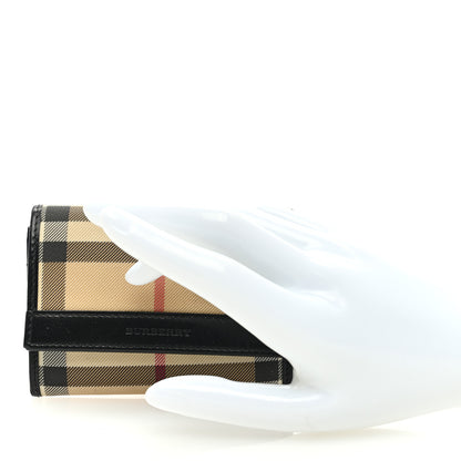 Burberry House Check Compact Wallet Black 2 of 6