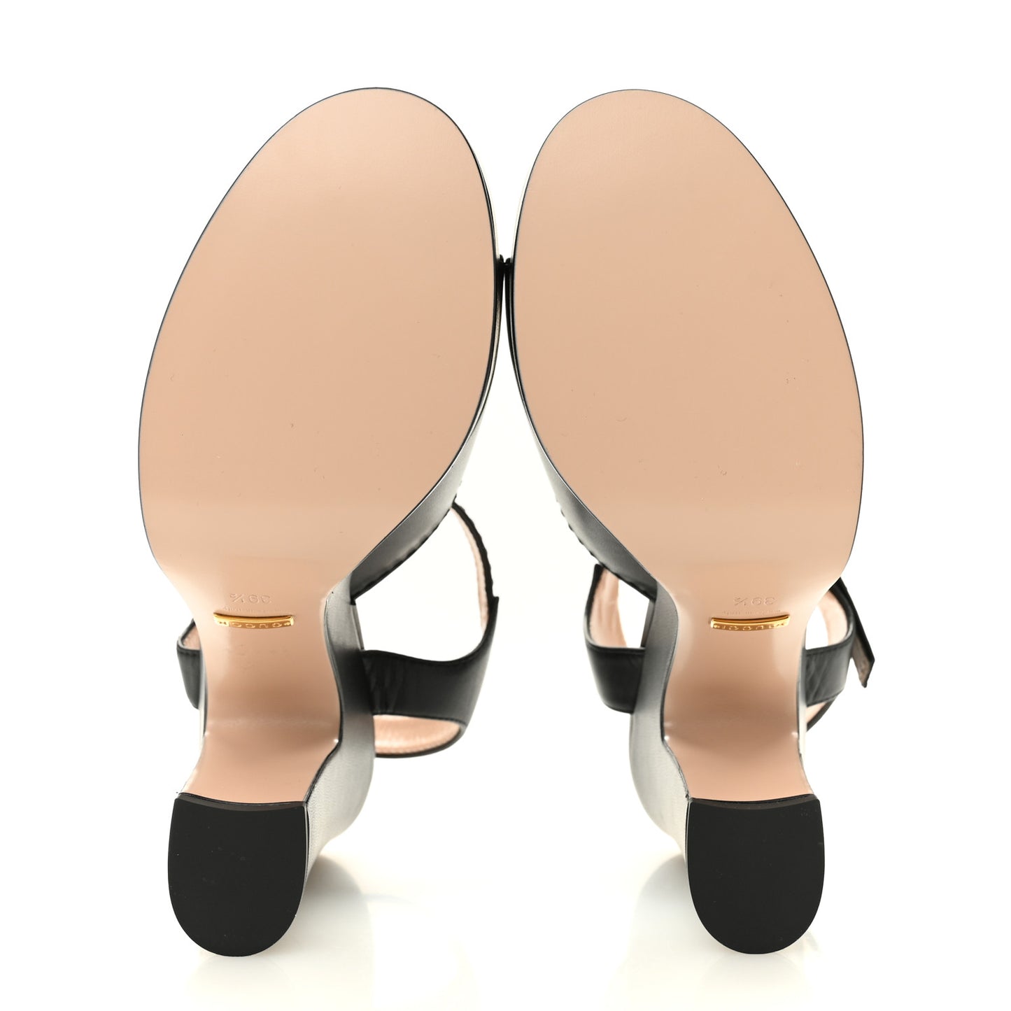 Nappa Charlotte Horsebit 40/135mm Platform Sandals 39.5 Black